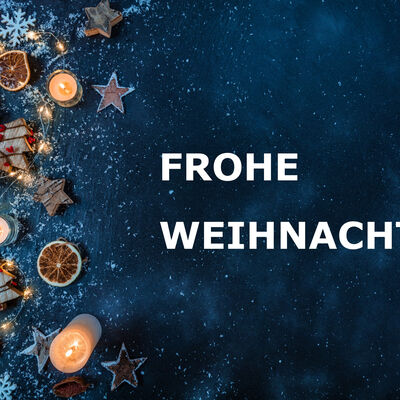 Weihnachtsgruß und Betriebsferien